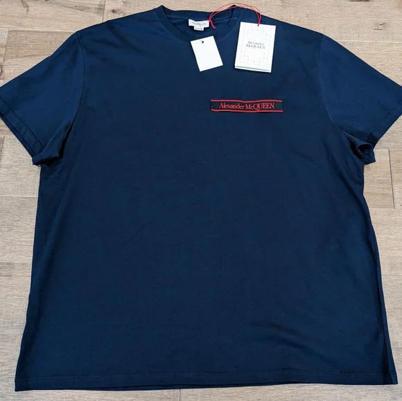 Alexander McQueen Shirts Mens Alexander Mcqueen Logo Tape